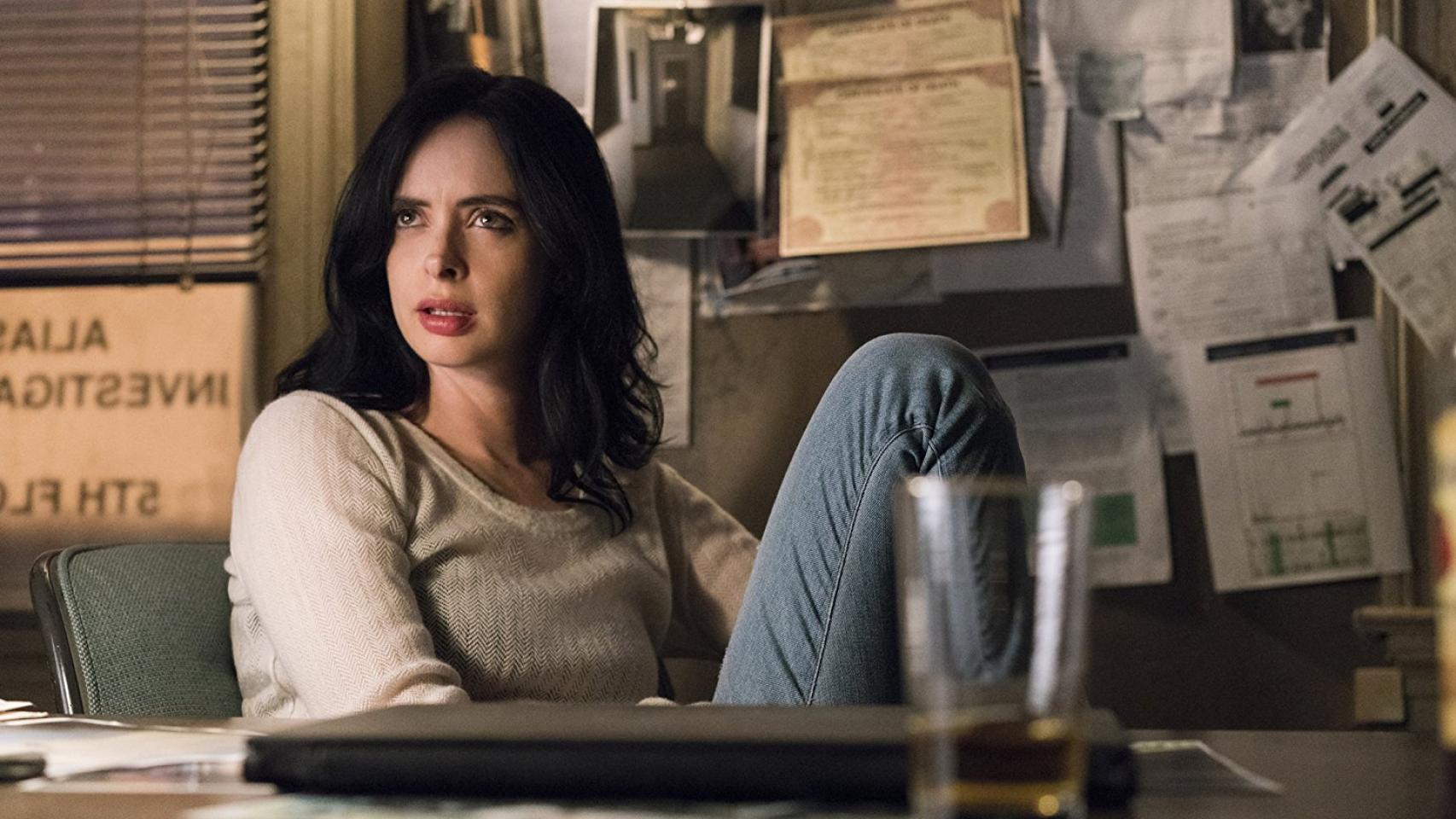 Krysten Ritter, en la serie 'Jessica Jones'.