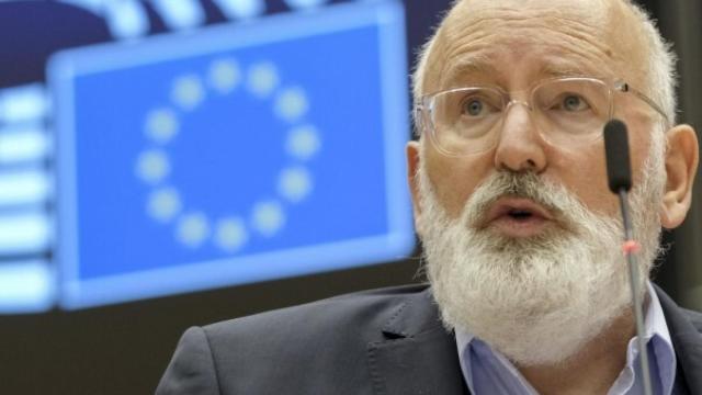 El vicepresidente de la Comisión Europea para el Pacto Verde Europeo, Frans Timmermans.