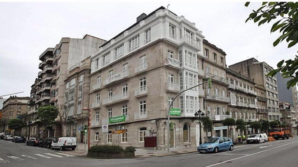 El hotel de Ceetrus, situado en la Calle Urzáiz 76 de Vigo.