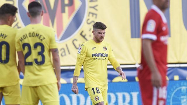 Alberto Moreno, con el Villarreal