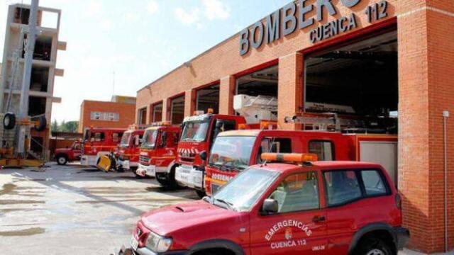 Bomberos de Cuenca. Imagen de archivo