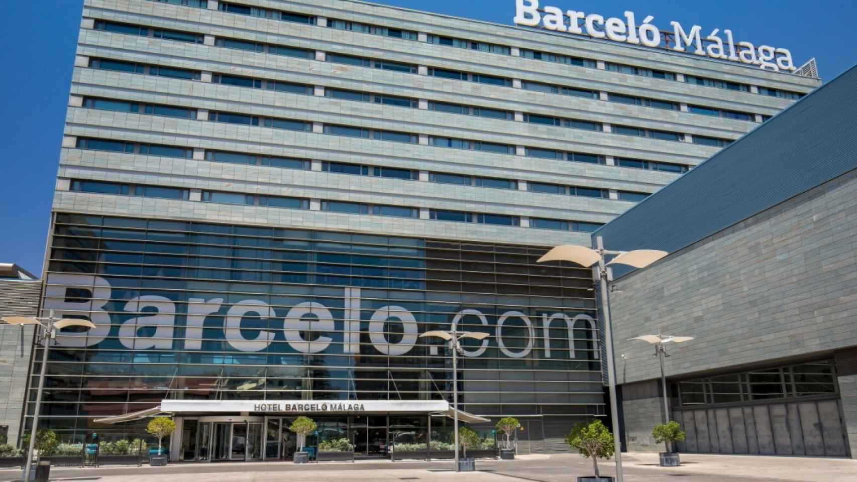 Imagen de archivo de la fachada de un hotel de Barceló.