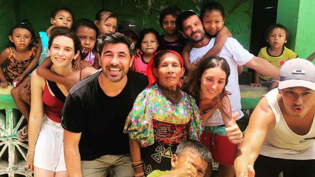 Isabel Díaz Ayuso y Jairo Alonso, en Panamá.