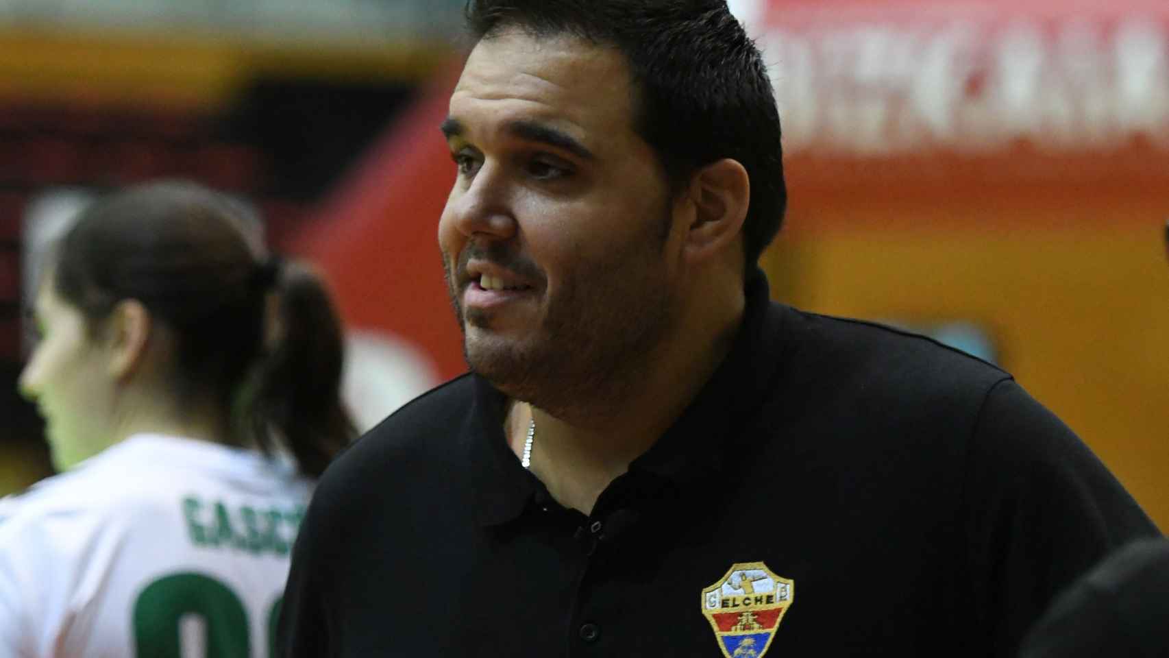 Joaquín Rocamora, el entrenador de CBM Elche, tras el partido.