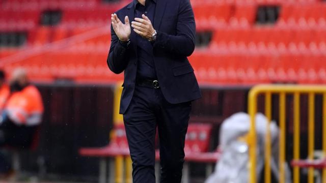 José Bordalás, durante un partido con el Getafe CF