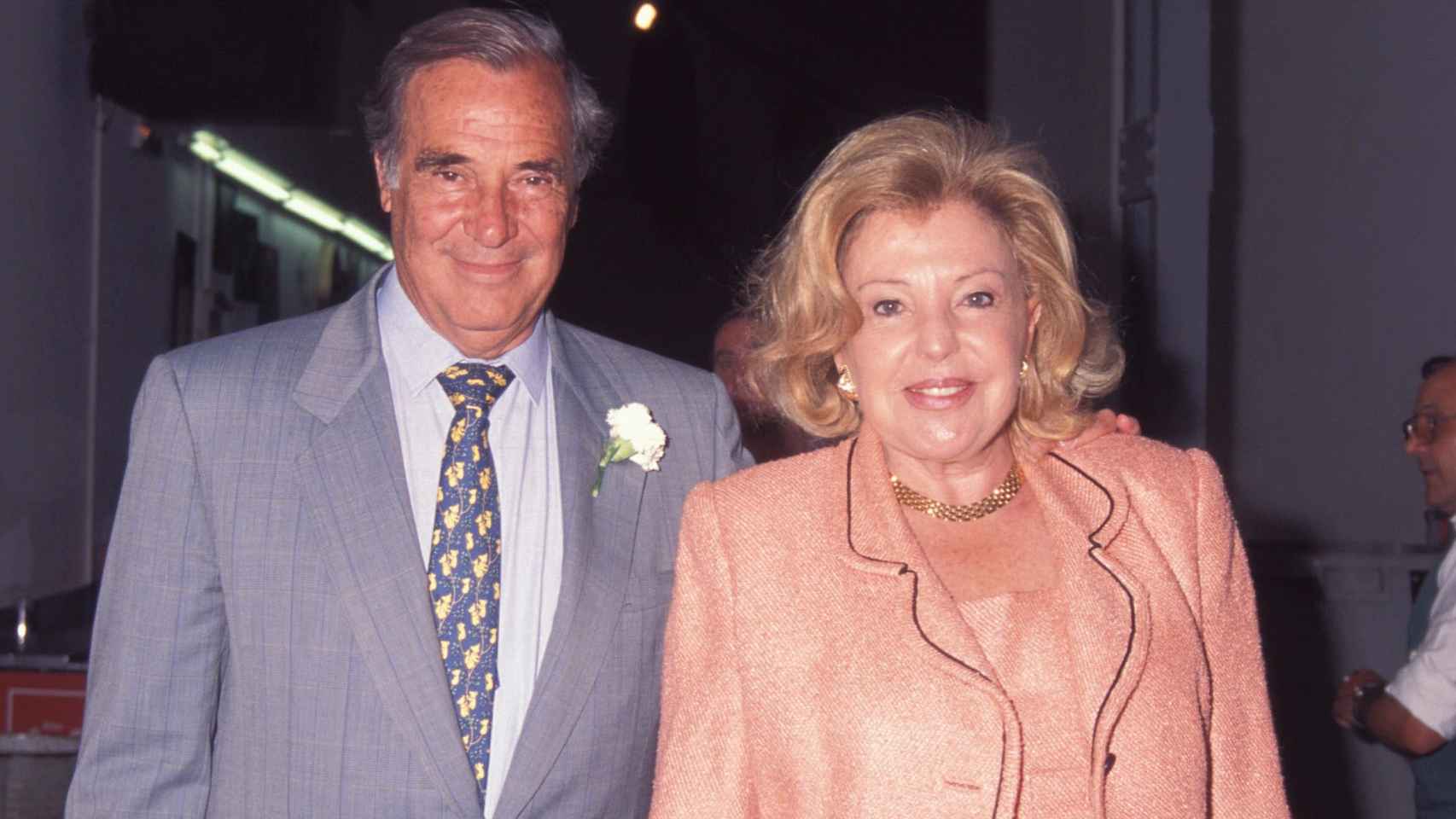 Los padres de la actriz Ana García Obregón en una imagen fechada en enero de 2000.