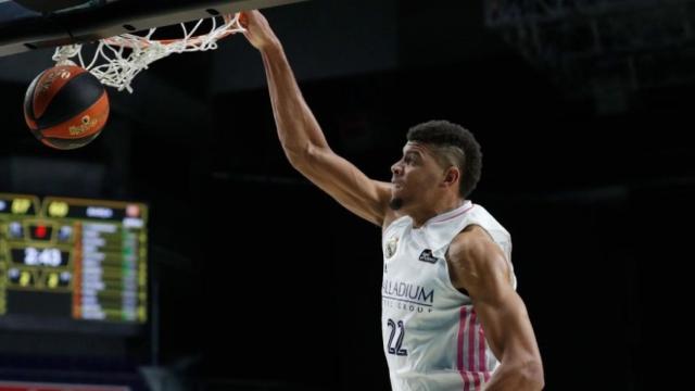 Edy Tavares, durante un partido con el Real Madrid