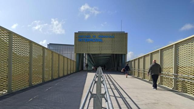 La estación intermodal de Santiago de Compostela.