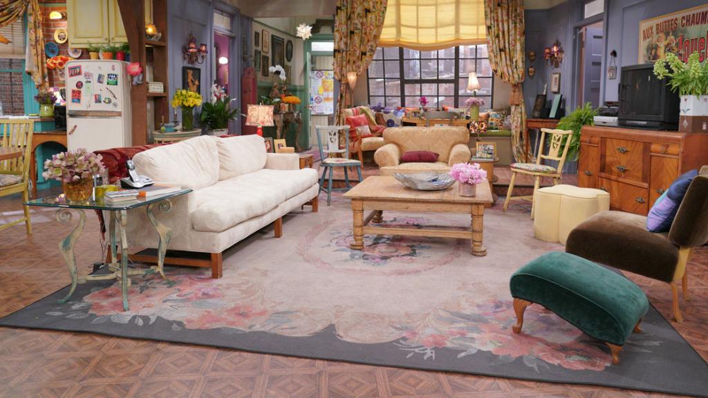El salón del apartamento de Monica