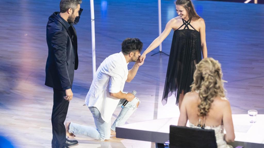 David Bustamante y Yana Olina, en 'Bailando con las estrellas'.