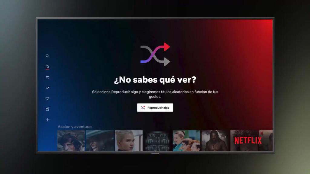 Reproducir algo en Netflix