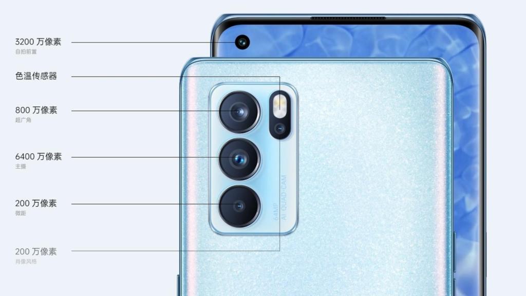 OPPO Reno 6 Pro diseño