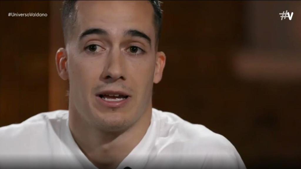 Lucas Vázquez, durante la entrevista en 'Universo Valdano'