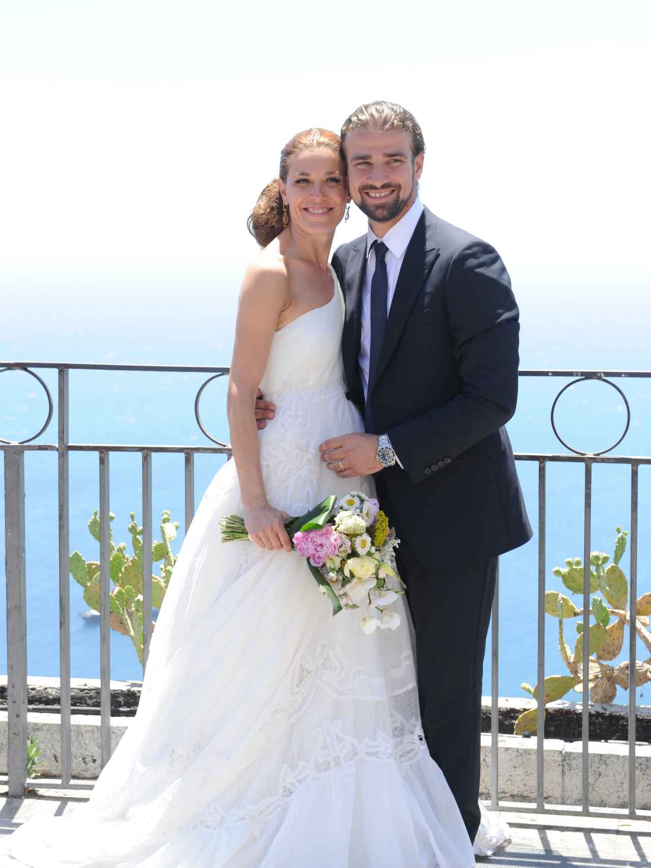 Raquel Sánchez Silva y Mario Biondo, el día de su boda.