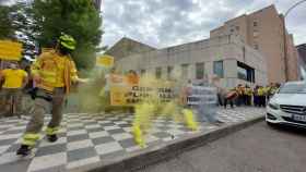 Protesta de los trabajadores de Geacam en Cuenca