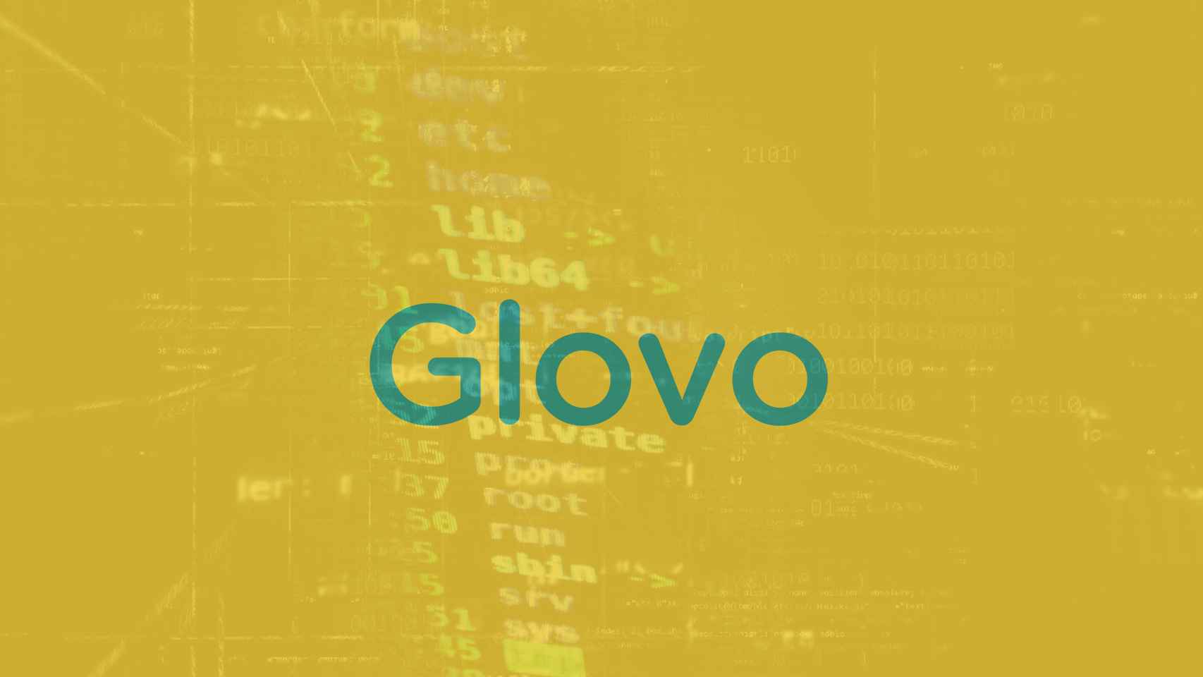Logo de Glovo.