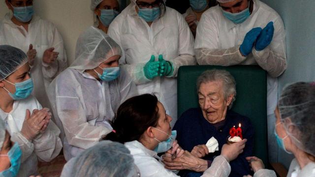 Cumpleaños, la galardonada fotografía del fotoperiodista ourensano Brais Lorenzo.