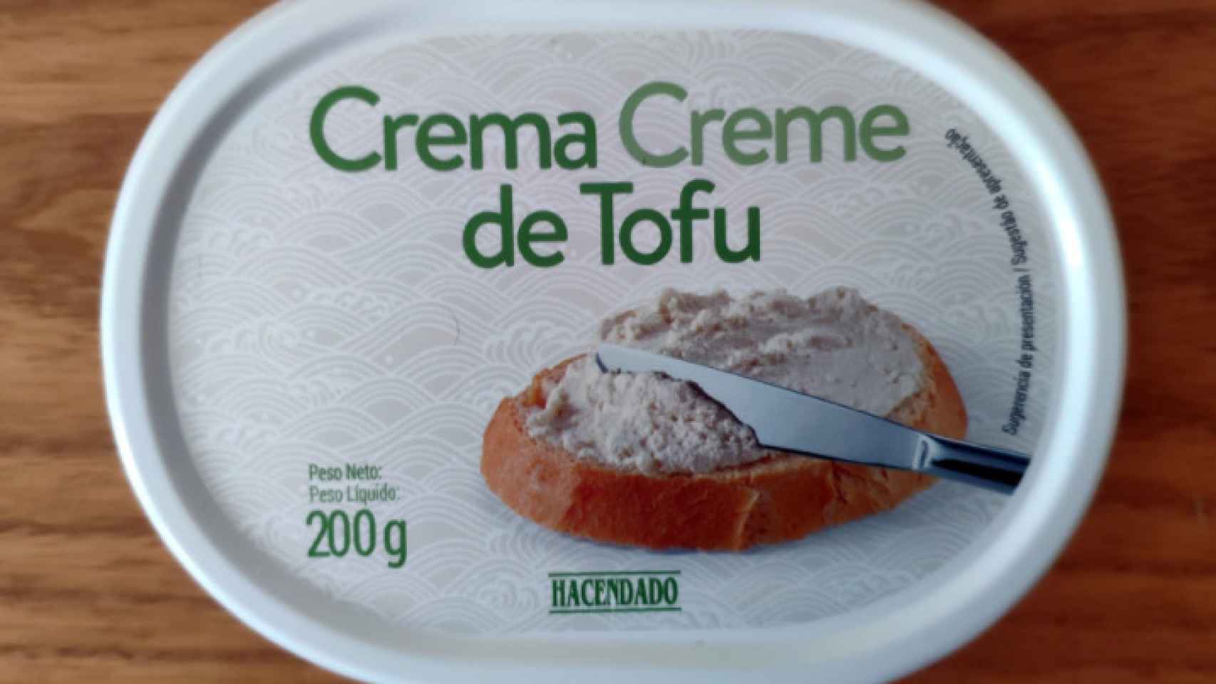 Crema de tofu
