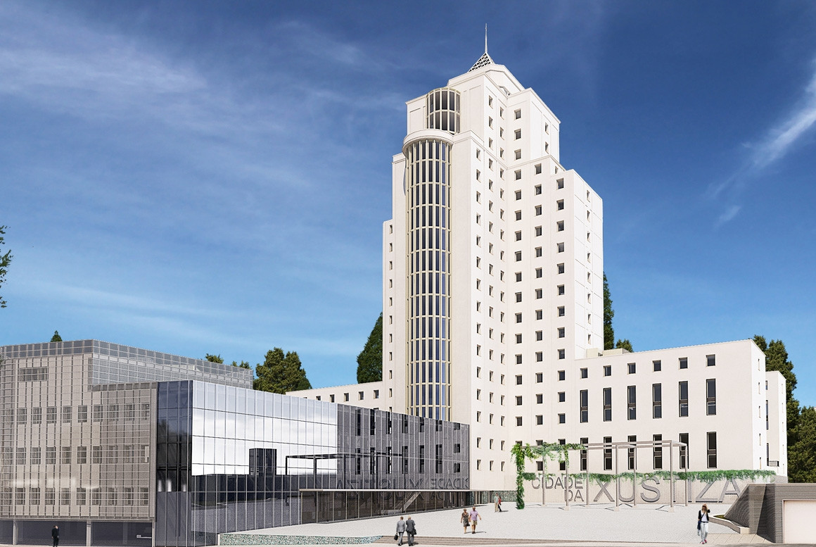 Imagen del proyecto de la nueva Ciudad de la Justicia de Vigo