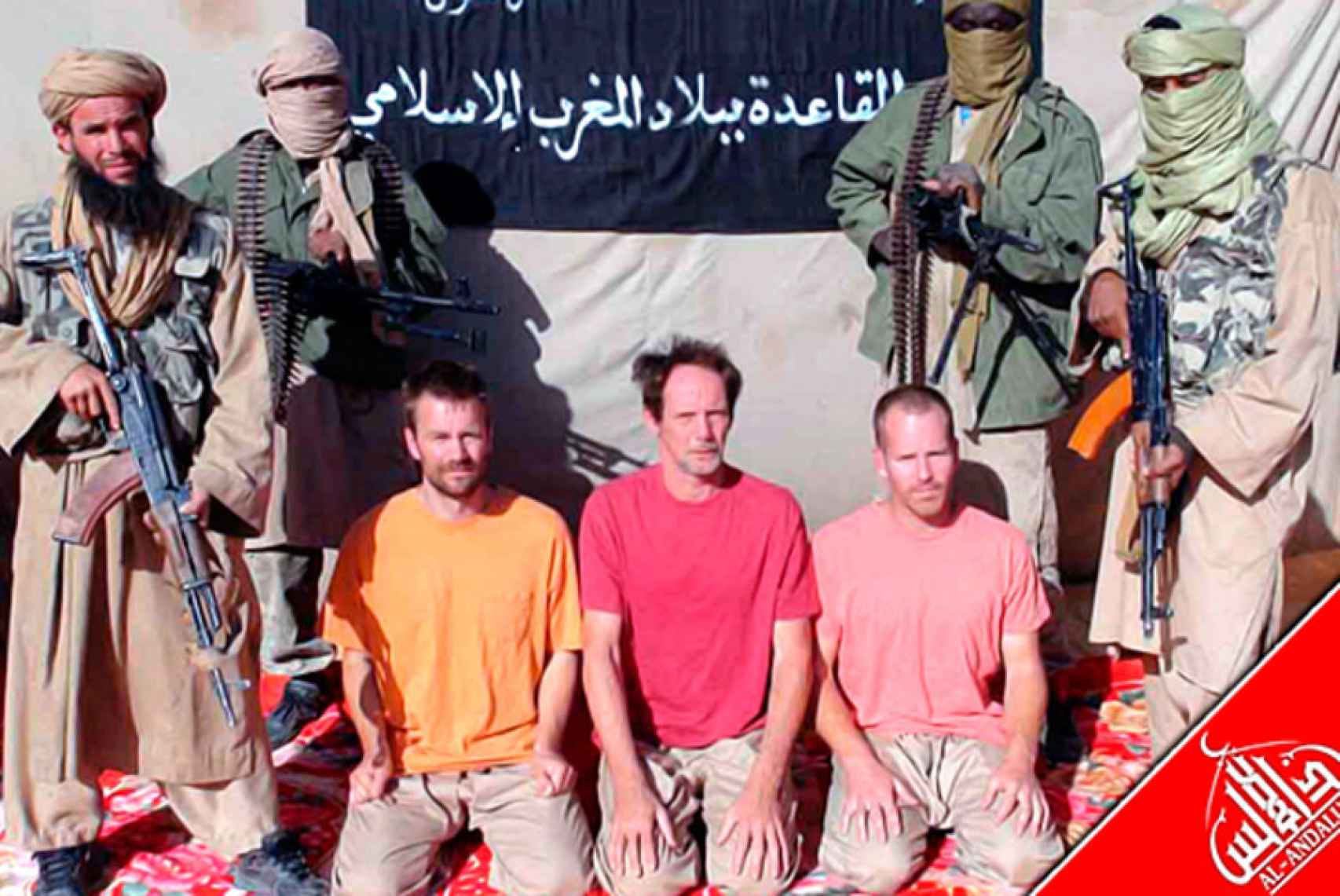 Imagen de archivo del secuestro de tres occidentales en Mali en el año 2011.