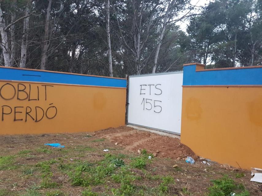 El camping, vandalizado