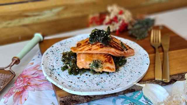 Salmón teriyaki con ensalada de algas, una receta fácil y rápida