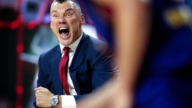 Sarunas Jasikevicius, durante las semis de la Euroliga