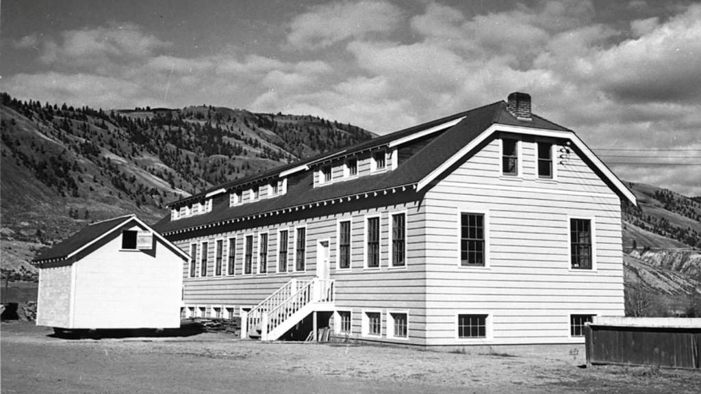 La antigua residencia escolar de Kamloops.