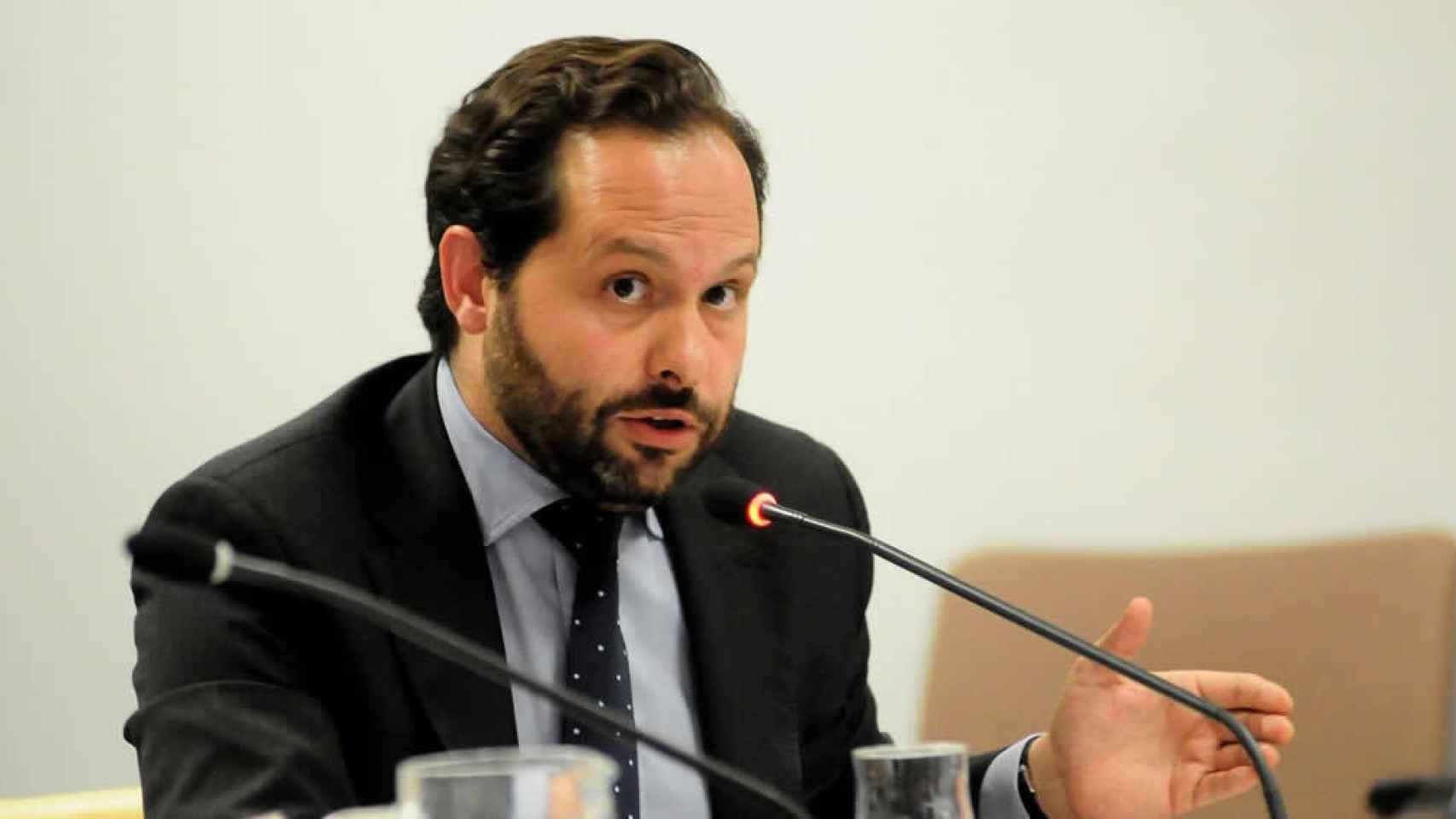 El diputado por el Grupo Parlamentario Popular (GPP) en la Asamblea de Madrid, Diego Sanjuanbenito, durante una intervención