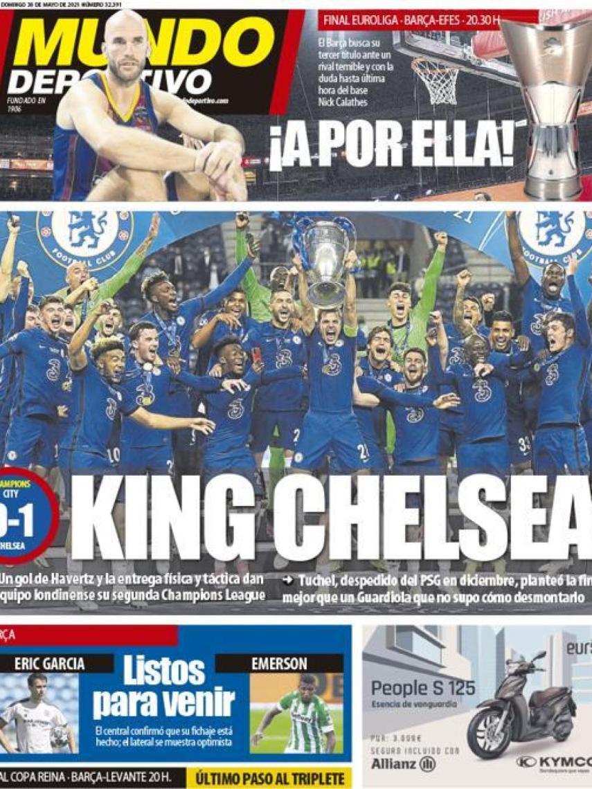 La portada del diario Mundo Deportivo (30/05/2021)