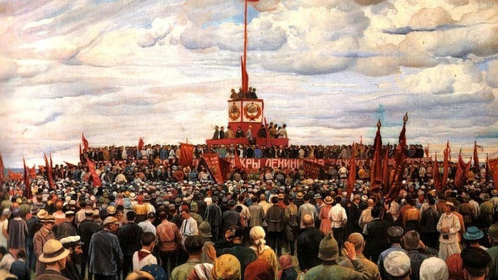Día de la Constitución, de Isaak Brodski. 1930.