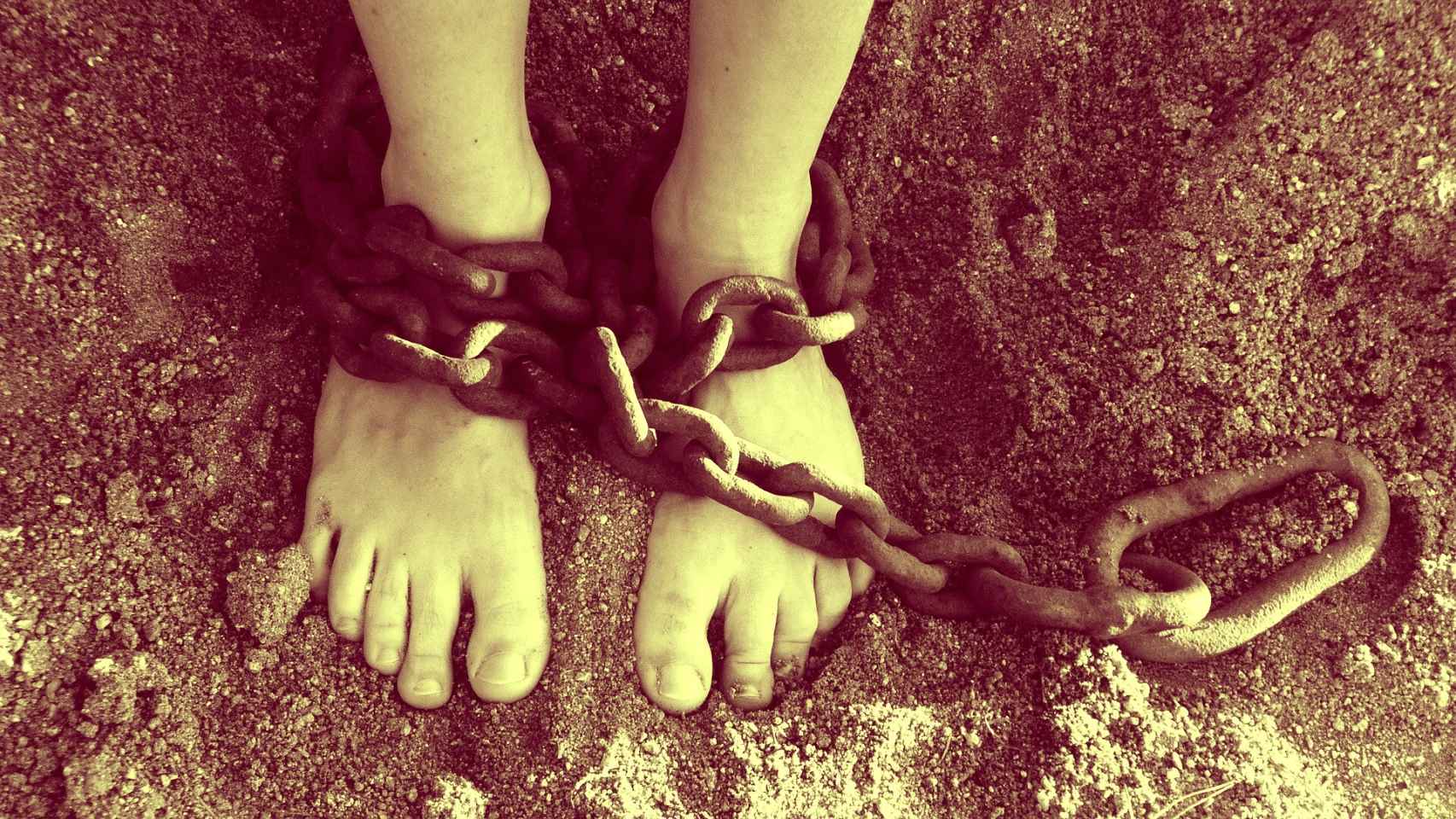 Imagen representativa de esclavitud.