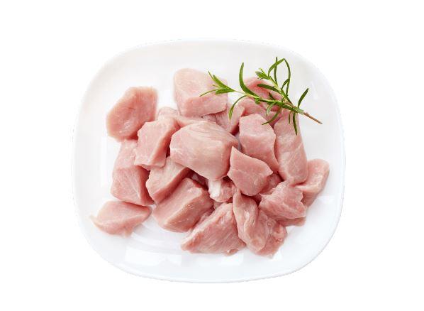 La clave del raxo es adobar correctamente la carne, cuyos trozos debe ser de unos 2-5 centímetros, ideales para impregnarse de todos los sabores(Fuente: Con gusto y sabor)