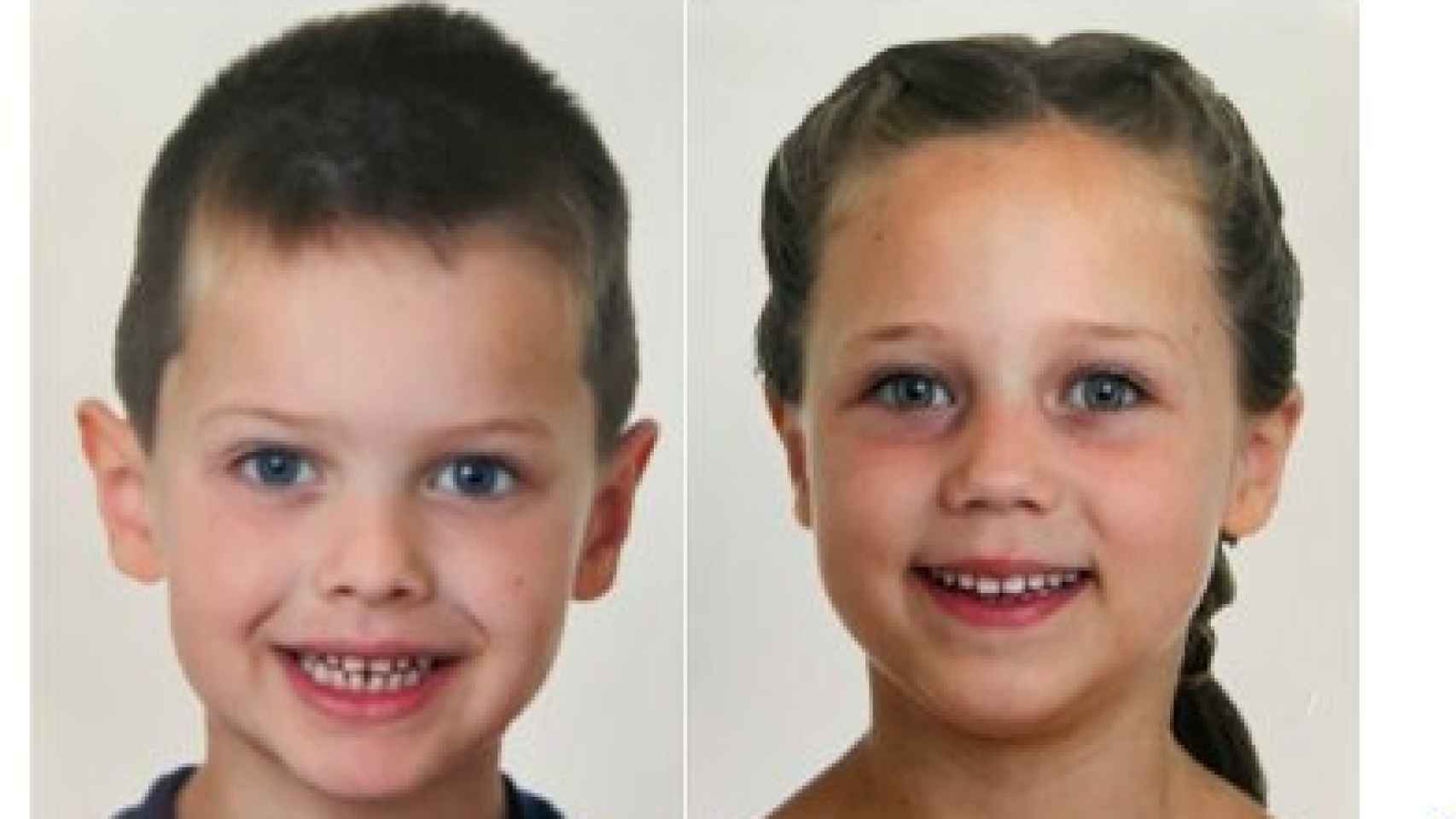 Leonardo y Stephanie Centeno Ostapenko, los niños de 5 y 6 años desparecidos en Málaga.