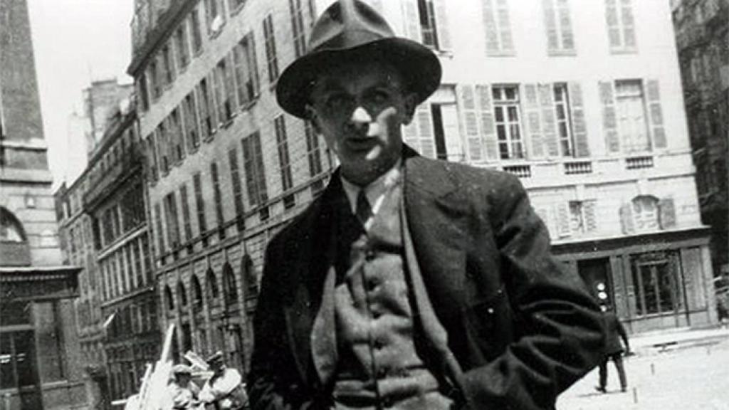 Joseph Roth fotografiado de joven en Berlín