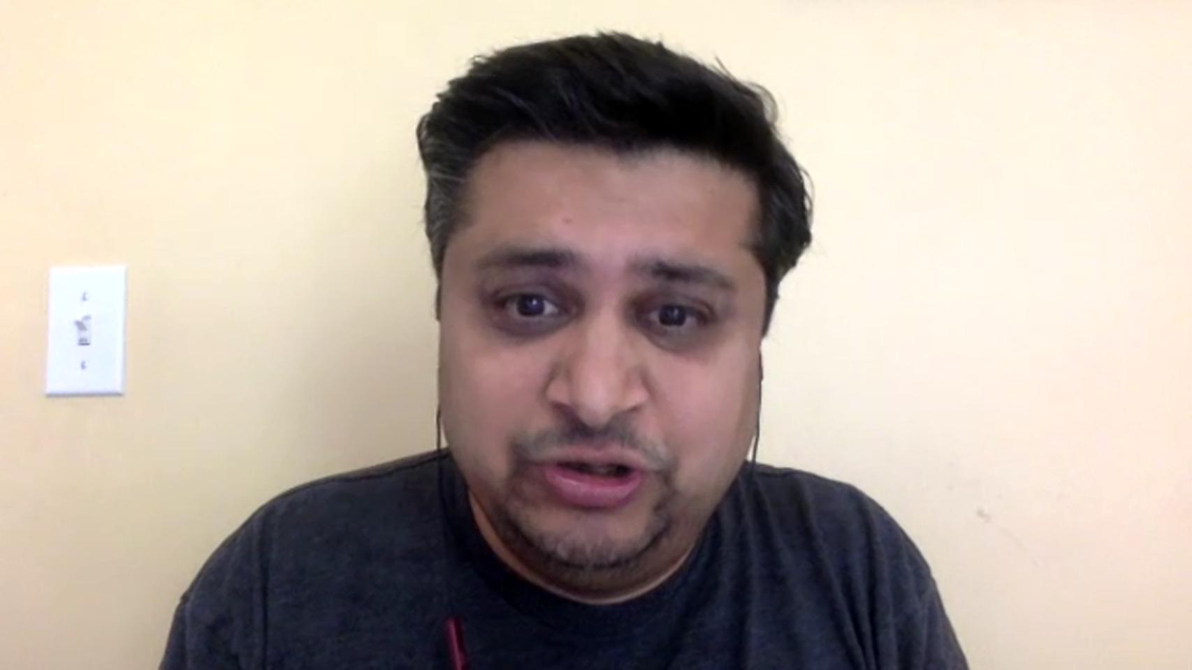 Anuj Adhiya, autor de 'Growth Hacking [crecimiento acelerado] for Dummies', durante la conversación vía Zoom.