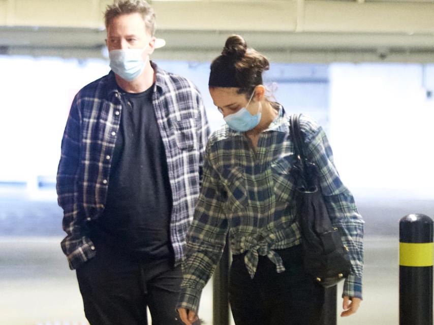 La pareja en la ciudad de Los Ángeles, durante el pasado marzo.