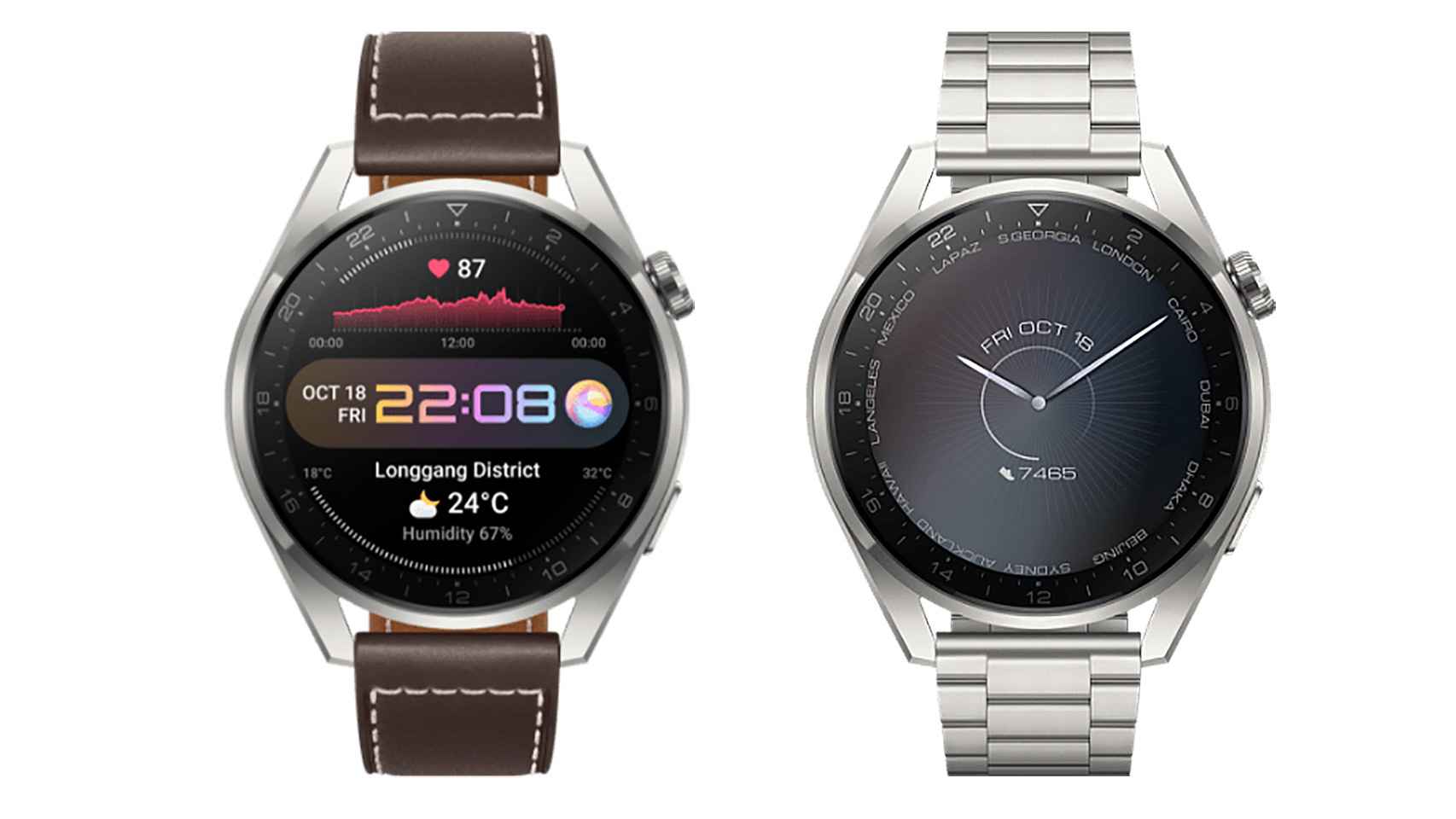 Huawei Watch 3 Pro en ediciones clásico y elite