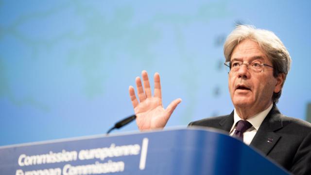 El comisario de Asuntos Económicos, Paolo Gentiloni