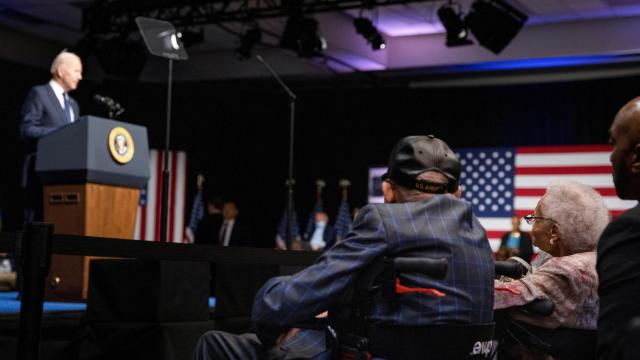 Joe Biden en Tulsa 100 años después de la masacre racista.