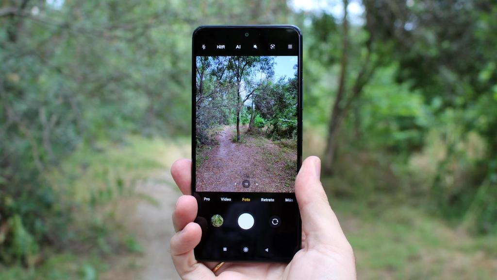 La aplicación de cámara del Xiaomi Mi 11i abierta.