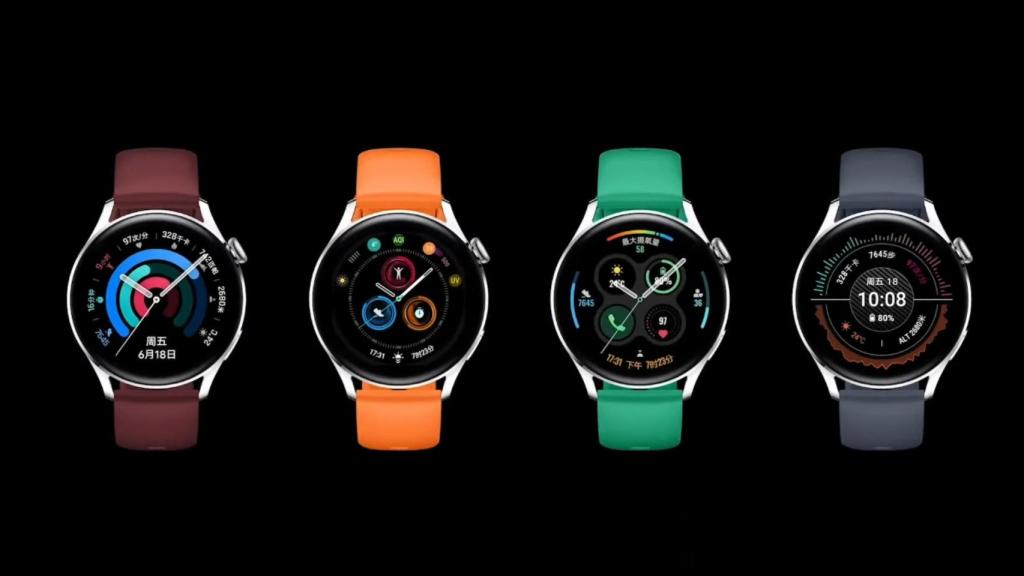 Uno de los modelos del Huawei Watch 3.