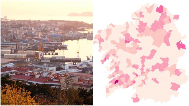 Covid: Los pueblos y ciudades más afectados de Galicia