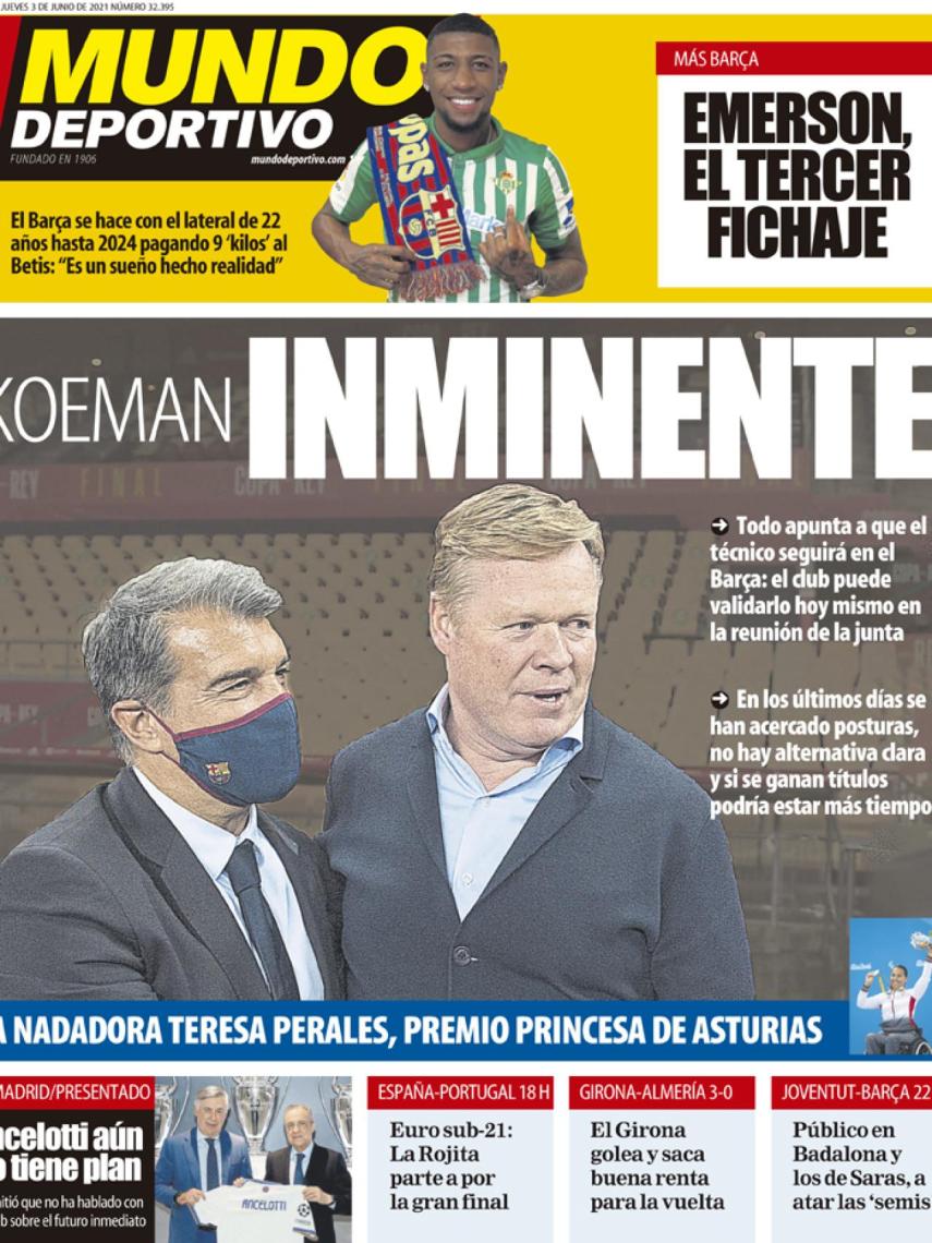 Portada Mundo Deportivo