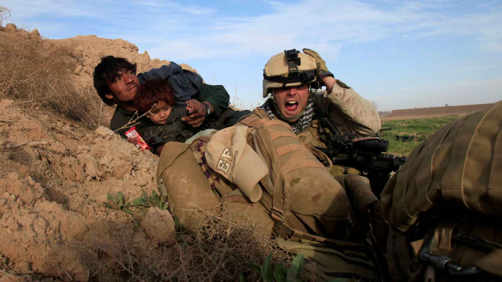 Un soldado estadounidense en una operación en Afganistán.