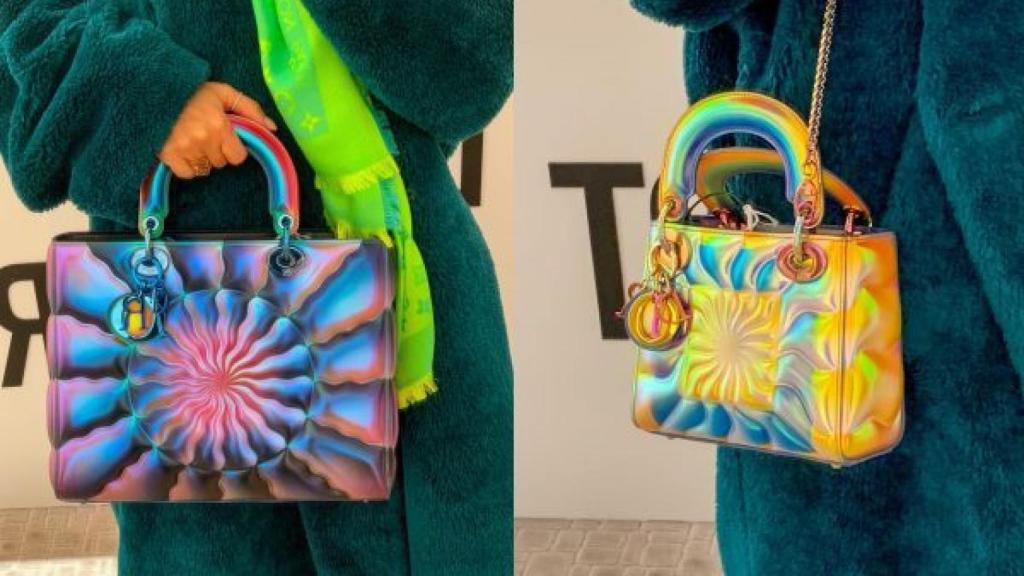 Lady Dior Bag by Judy Chicago.