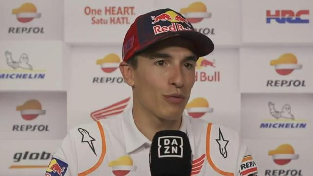 Marc Márquez habla antes del Gran Premio de Cataluña