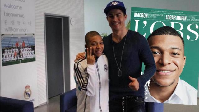 Mbappé en el Real Madrid con 14 años