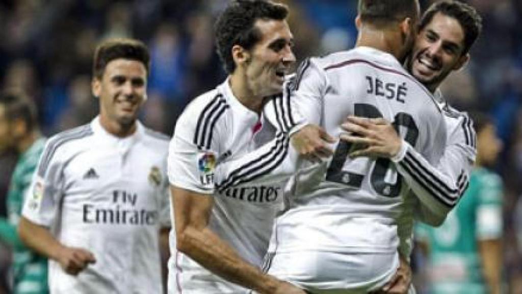 Jesé e Isco, durante la temporada 2014/2015