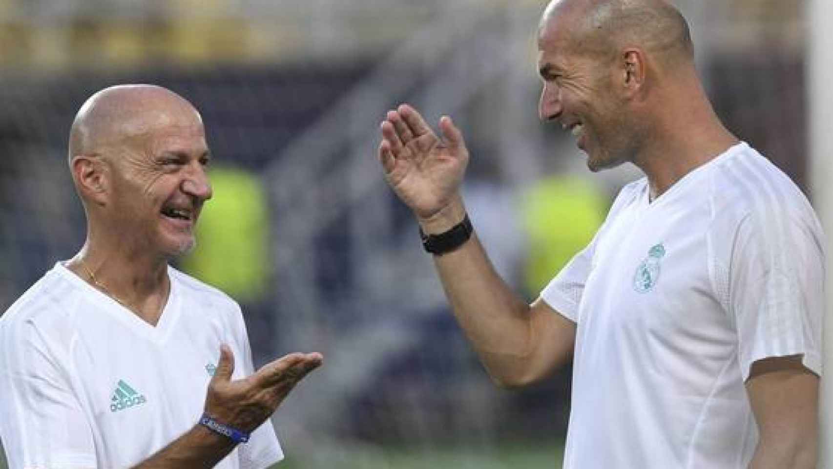 Pintus y Zidane, en 2018